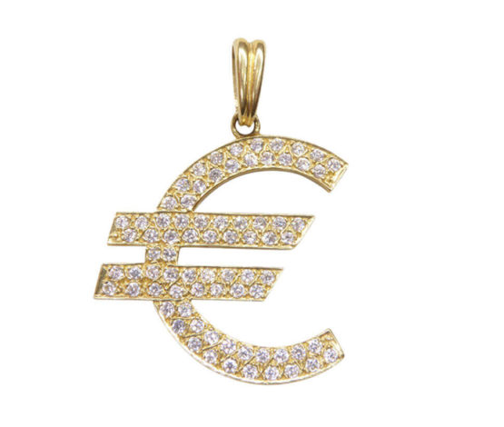 Euro hanger met zirkonia