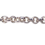 Christian zilveren armband met losse schakels