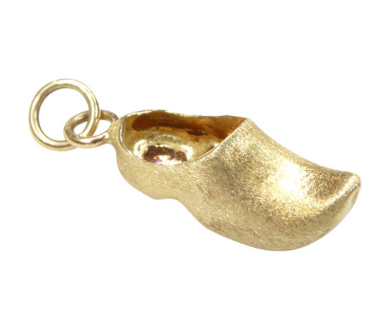 Gouden klomp hanger