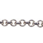 Zilveren Christian armband met losse schakels