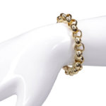 14 karaat geel gouden jasseron armband