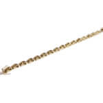 14 karaat geel gouden gourmette armband