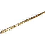 14 karaat gouden gourmette armband