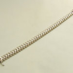 Christian wit gouden schakelarmband