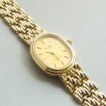 Geel gouden Bouchard horloge