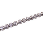 Zilveren zirkonia armband