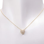 14 karaat gouden ketting hart