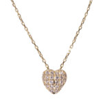 14 karaat gouden ketting hart