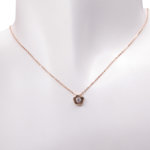 14 karaats rose gouden ketting met hanger ster