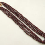 Geel gouden granaten collier en armband