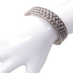 Zilveren armband geweven
