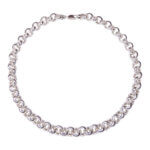 Zilveren jasseron collier
