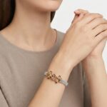 Christian wit gouden armband