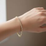 Christian geel gouden zirkonia armband