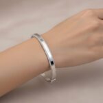 Wit goud zirkonia slavenarmband