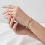 Smaragd en diamant tennis armband