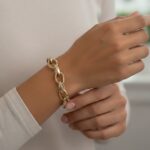 14 karaat holle tricolor armband