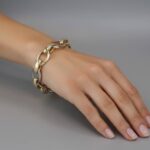 14 karaat holle tricolor armband