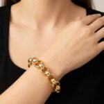 18 karaat jasseron armband