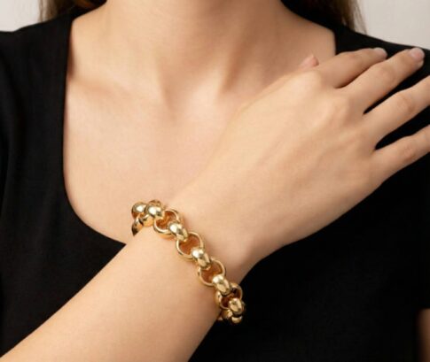 18 karaat jasseron armband