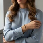 Bicolor gevlochten armband