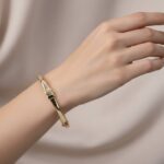Geel gouden Christian fantasie armband