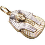 Bicolor gouden Egyptische hanger