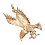 Gouden adelaar hanger