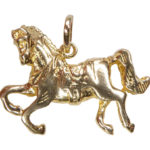 Gouden paard hanger