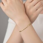 Gouden schakel armband