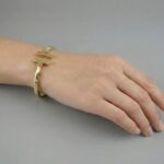 Geel goud slavenarmband