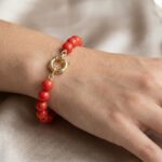 Christian bloedkoraal armband