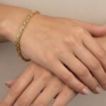 14 karaat gouden koningsarmband