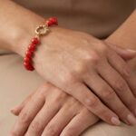 Christian bloedkoraal armband