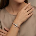 Christian kruis armband met diamanten