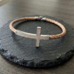 Christian kruis armband met diamanten