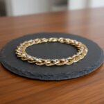 14 karaats tricolor armband