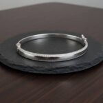 Wit goud zirkonia slavenarmband