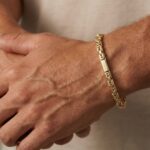 Christian gouden bicolor koningsarmband