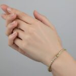 Christian gouden tennisarmband