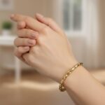 Gouden schakelarmband