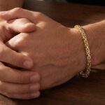 14 karaat gouden koningsarmband