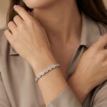 Christian wit gouden ovale armband