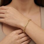 14 karaat gouden koningsarmband