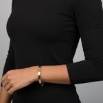 Geel gouden 14 karaat Christian armband