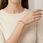 14 karaat gouden bicolor slavenarmband Christian