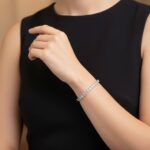 Christian wit goud zirkonia armband