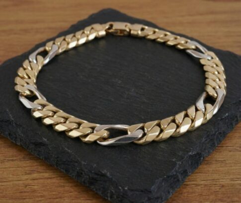 Christian bicolor heren armband