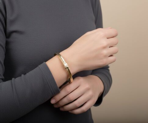 Slavenarmband Christian 14 karaat goud