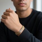 Christian goud heren armband